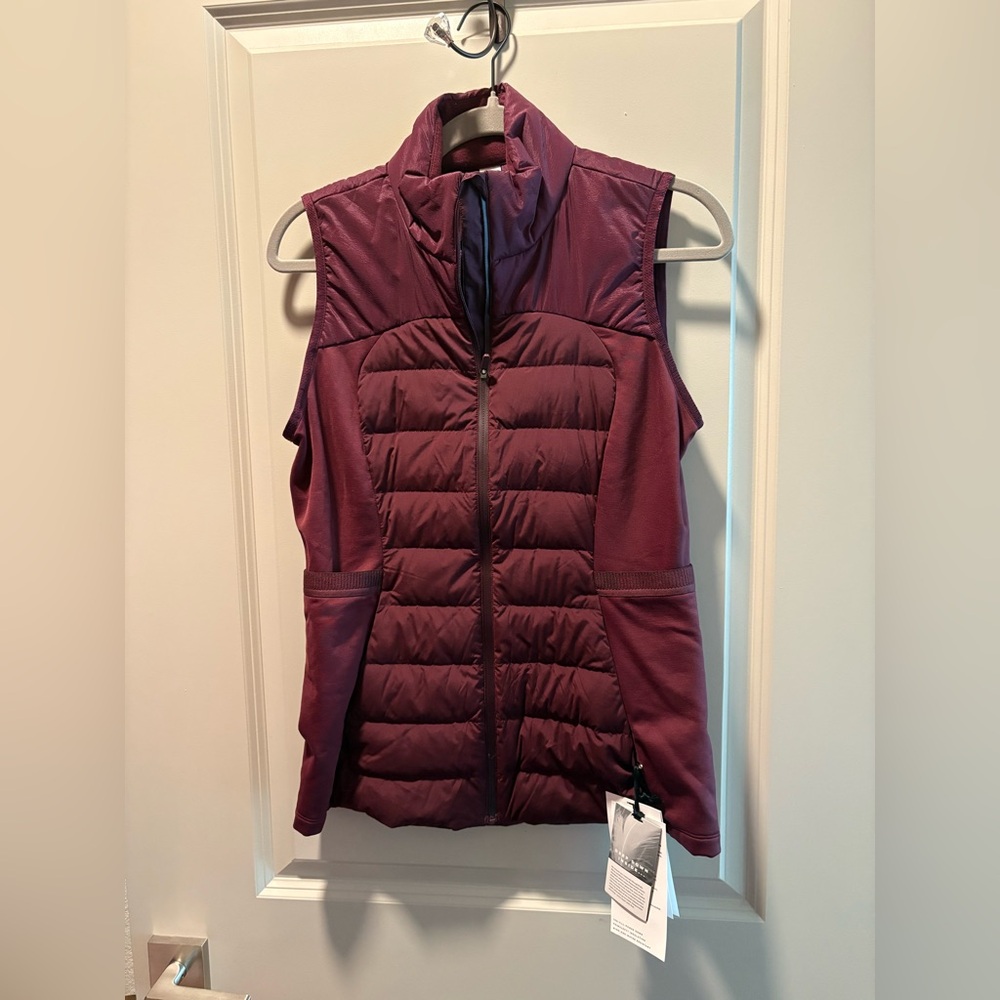 Lululemon Down For It All Vest 8 Dark Adobe